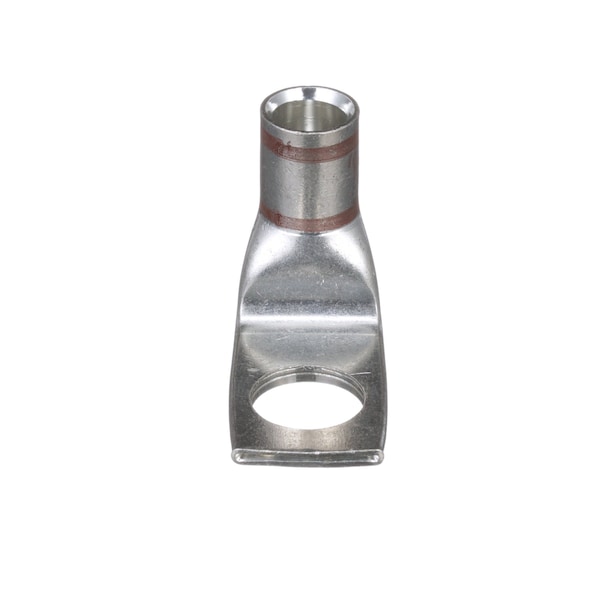 Panduit One-Hole Compression Lug, 2 AWG Max, 1 to 2 in Stud, Standard Barrel, Copper, Brown LCAX2-12F-E - main